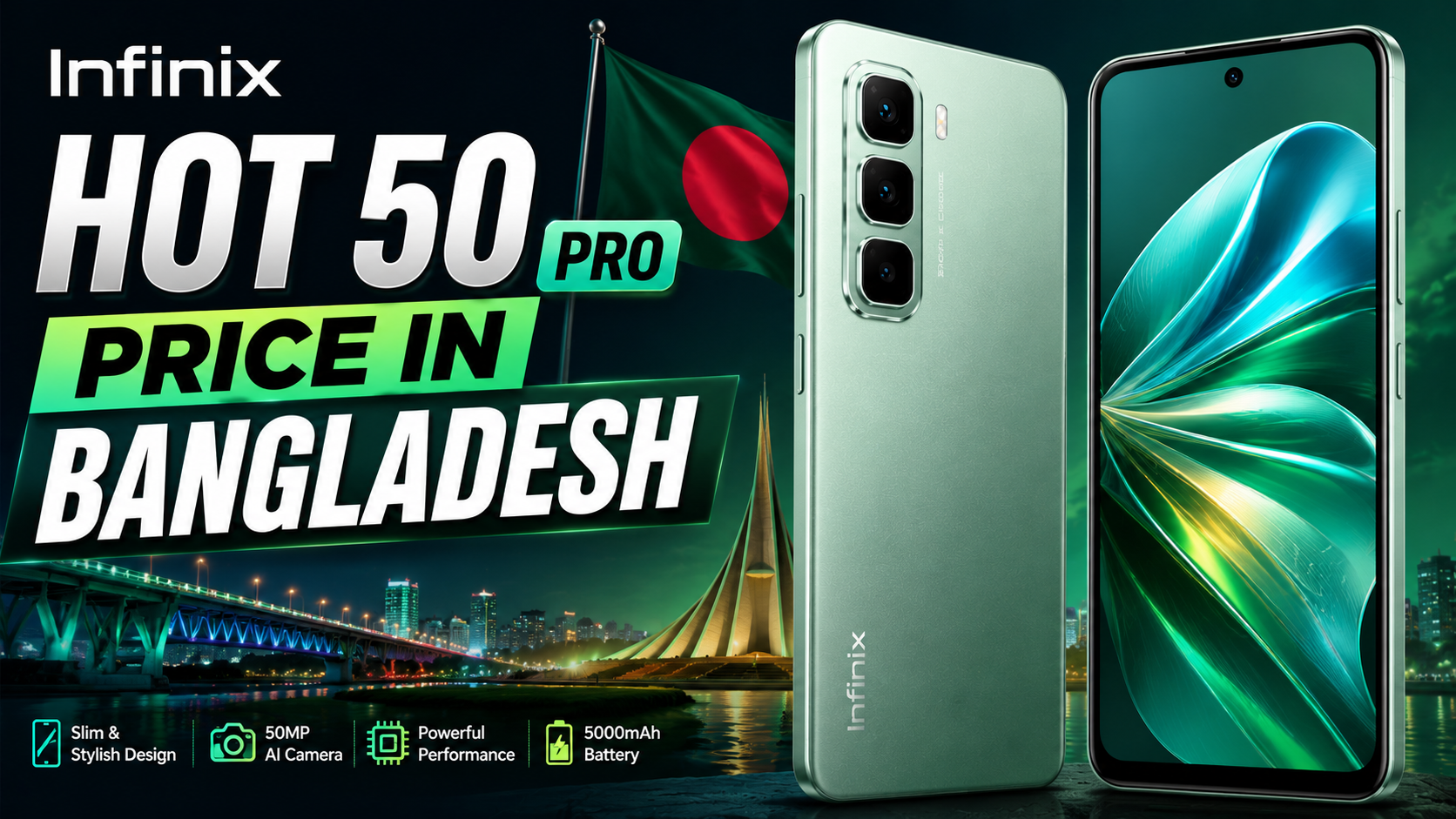 infinix hot 50 pro price in bangladesh