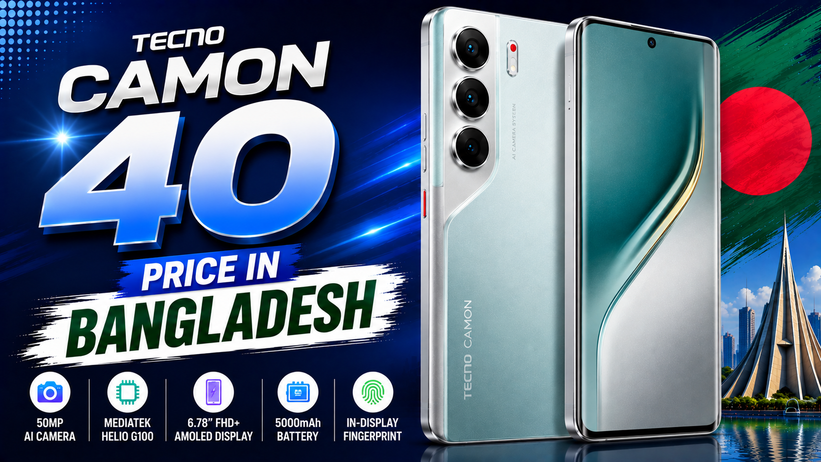 tecno camon 40 price in bangladesh