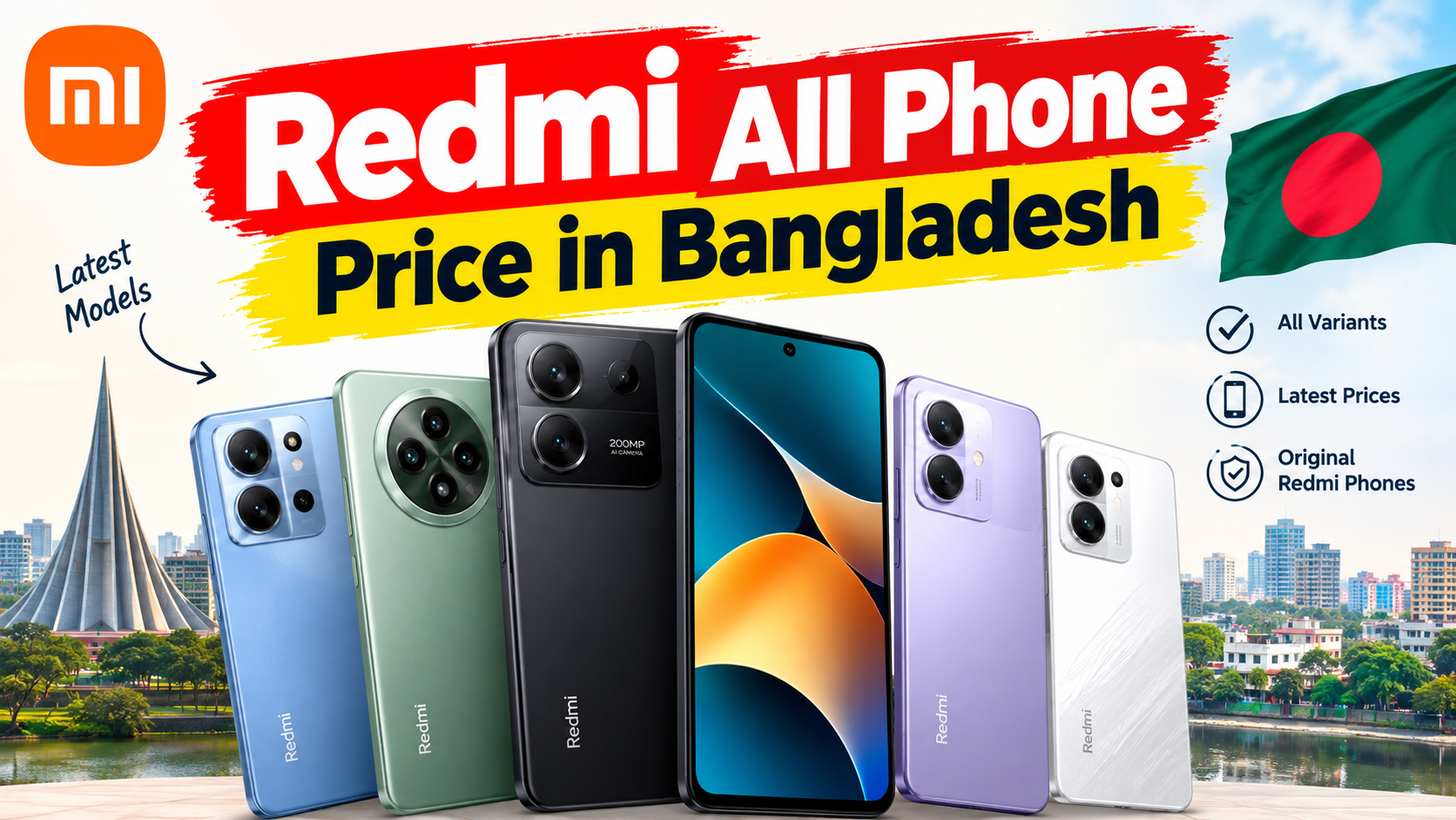 Redmi All Phone Price in Bangladesh
