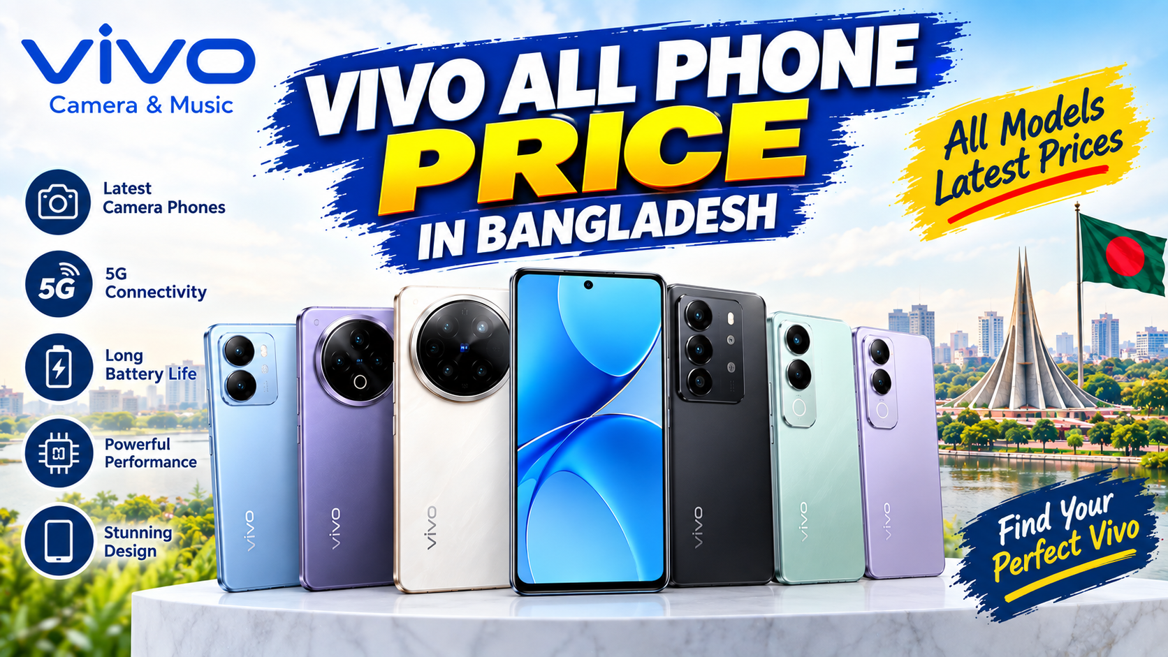 Vivo All Phone Price in Bangladesh