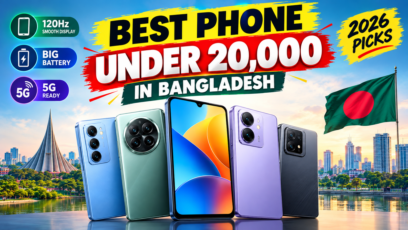best phone under 20000 in bangladesh